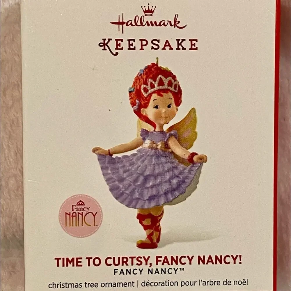 Hallmark Keepsake Disney FANCY NANCY Ornament CURTSY 2014 Tree Decor RARE NIB!!!